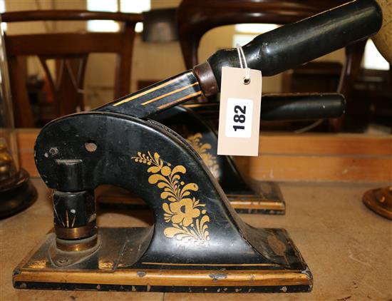 Pair Shaw & Sons letter punches